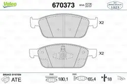 Disk Fren Balatası (Ön) Ford: Focus III 14-/ Ka 15-/ Kuga II 13-/ Connect 15 -
