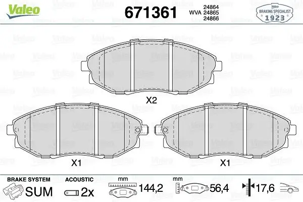 Balata Fren Ön-(Chevrolet Epica 2.0-2.5-2.0D Executıve 06 /)