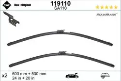Swf Aquablade Flat Blade (X2) (600 + 500 mm) Volvo V60 (06 / 18 /)