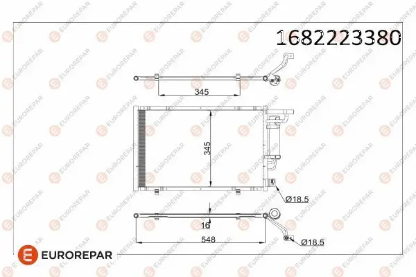 Psa / Klima Radyatörü Komple B-Max 12 > Tourneo Courıer C4a 14 > ()