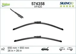 Silecek Flat Blade (X2) Vm420 650 / 650 (Seat Leon 05) 65 / 65