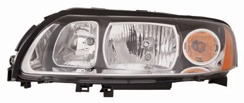 (Aydınlatma) / Sağ Far Volvo (S60) (05-09) (Far Motorlu) (Siyah)