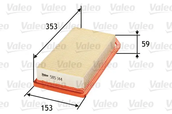Hava Filtresi (Peugeot 407 1.8-1.8 16V-2.0-2.0-2.2 04-/ Citroen C6 3.0 V6 05-C5 1.8-2.0-3.0 16V 04 -)