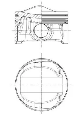 Piston + Segman 84.50 1-3 Silindir (VW Touareg 3.0 TSI 10-18 / Audi A4 3.0 TFSI 08-15) Caka-Ccba-Cgwc-Cgxc