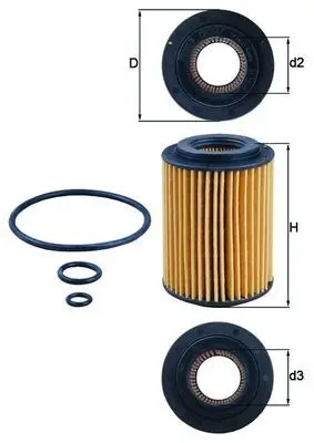Yağ Filtresi (Honda Civic 05 / Accord 08 / CRV 07 / 2.2 I-Dtec Dpf)