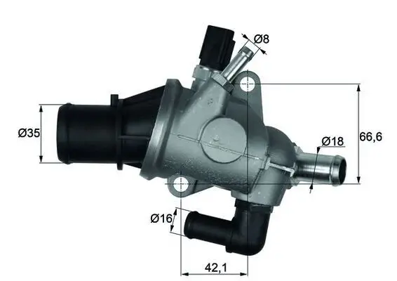 Termostat / Termostat 88C° (Alfa Romeo: 147 1.6 16V)