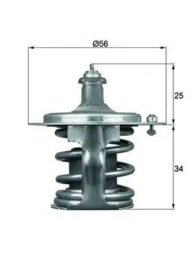 Termostat / Termostat 78°C (Subaru Impreza-Forester-Outbeck-Legacy)