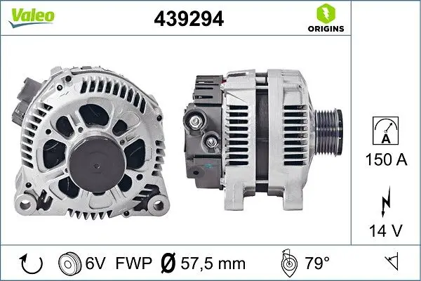 Alternatör 12 V 150A Citroen C5-Jumpy-Peugeot 407 2.0 HDI