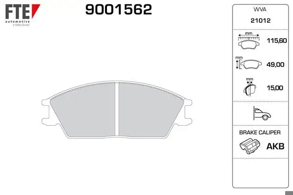 Ön Fren Balatası Hyundai Accent 1995-2005 Getz 2002-> Excel 1990-1994