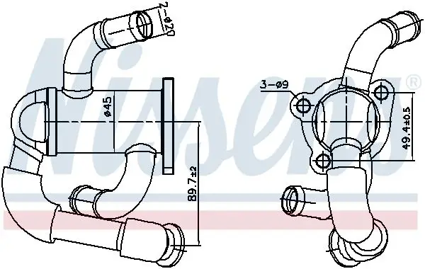 EGR Soğutucusu Opel Corsa C / D / Combo C / Meriva A Z13dt,Z13dtj,Z13dth,Y13dt