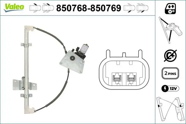 Cam Mekanizması Ön Sol (Nissan Micra III 1.0 1.2 1.4 16V 1.5 DCI 03-10)