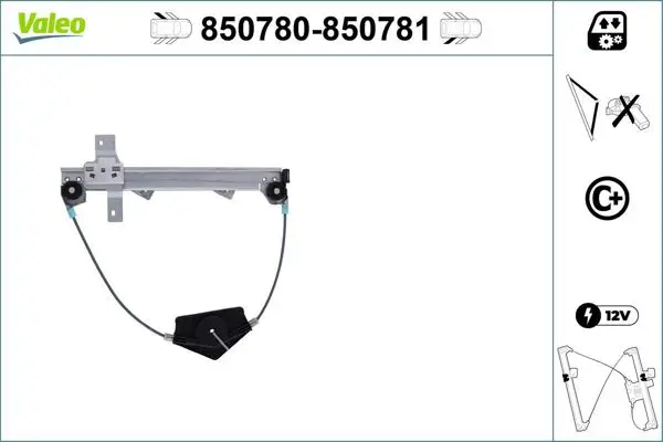 Cam Mekanizması Arka Sol (Peugeot 407 04 -)
