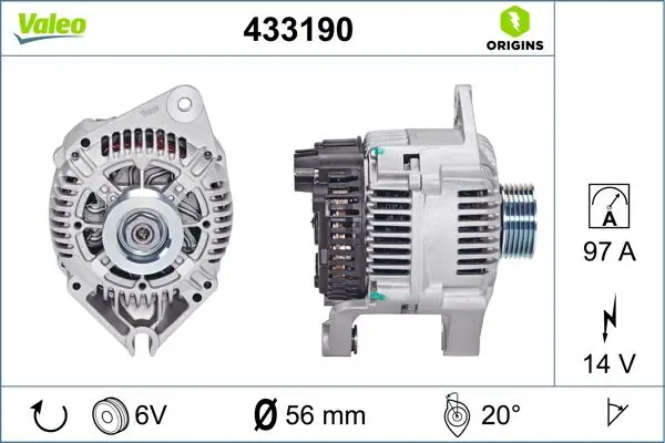 Alternatör 12 V 90A Citroen Jumper, Fiat Ducato, Peugeot Boxer 2.5 TDI 94 -