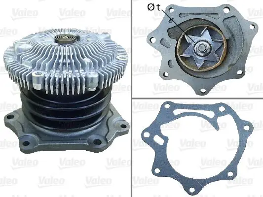 Devirdaim + Fan Termik (Nissan Nissan D22 98-02 Td27 / Terrano 96-02 2.7Td 4Wd (R20) / Patrfınder 97-04 2.7Td 4Wd)