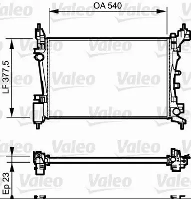 Su Radyatörü (Fiat Grande Punto / Punto Evo 1.4 1.2 1.4 16V)