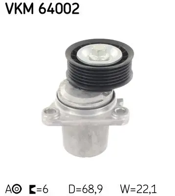 V Kayış Gergi Rulmanı (Mazda 6 1.8 2002-/ 2.0 2002-/ 2.5 2007-/)