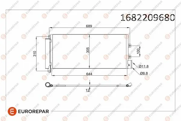 Klima Radyatörü Linea 1.3 JTD (1 Sıra Alb)