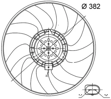 Audi A6-A7-Q3 (CGL-Cgu-Ddc) Motor Fanı 8K0959455p