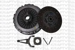 Debriyaj Seti Çıftlı Komple (Baskı-İç Disk-Dıs Disk-Plety-Rulman-Çatal-Flans) Cargo 4142 Ford Truck
