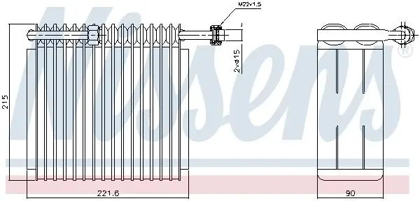 Evaporator Al / Brz (Fiat Palio Albea Strada)