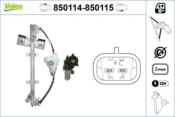 Cam Mekanizması Ön Sol Motorlu (Ford Fusion 02 -)