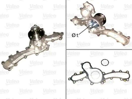 Su Pompası Toyota Land Cruiser Prado (_J12_) 4.0 (Grj120 Grj125)