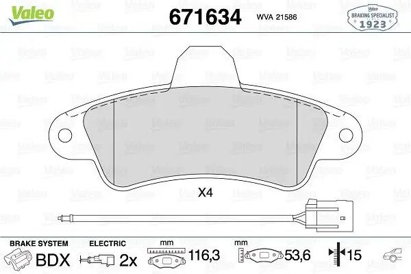 Fren Balatası Arka Ford Mondeo 96-00