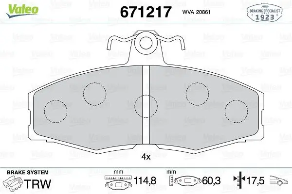 Fren Balatası Ön Wva 21394 Ford Mondeo Ghıa 93-98
