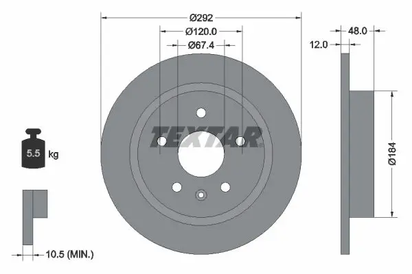 Fren Diski Opel Insignia A 292mm (Havasız) Arka