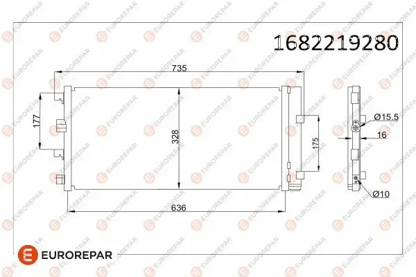 Psa / Erp Klima Radyatörü Dacia Duster (Hs_) Suv