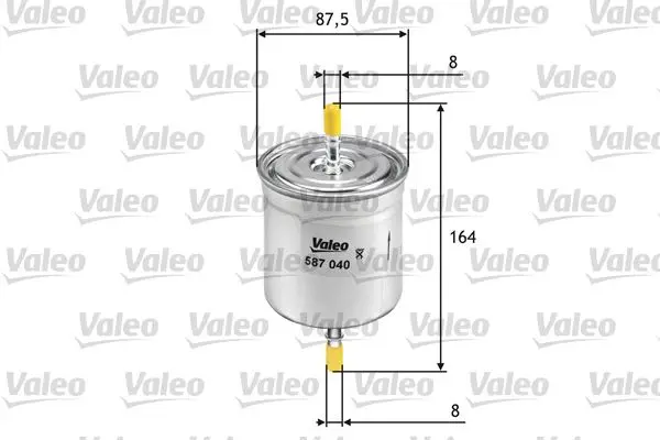 Yakıt Filtresi (Benzin) (Volvo V40 Estate 1.8 / S40 / S60 / S80 / V40 / V70 / C70 Xc90)