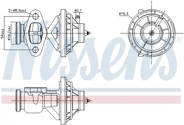 EGR Valfi (VW Caddy 96-08 Golf 03-06 Polo 02-10 Seat Ibiza 02-10 Skoda Octavia 97-11) Ayq-Aqm-Bdj