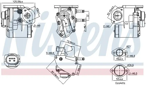EGR Valfi (VW Golf 04-09 Passat 06-11 Audi A3 04-08 Skoda Octavia 04-08) Bag-Blp-Blf