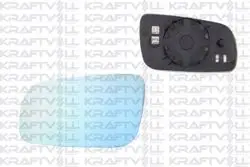 Dış Dikiz Ayna Camı Elektırıklı Isıtmalı Sol Asferık Camlı (Blue Glass) Golf IV (99-04)