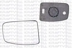 Dış Dikiz Ayna Camı Elektrikli Isıtmalı Convex Camlı Sol Master III 10->