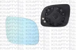 Dış Dikiz Ayna Camı Elektırıklı Isıtmalı Convex Camlı Sağ (Blue Glass) Golf IV (99-04)