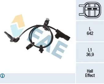 ABS Sensörü Opel Astra J / Cruze Arka