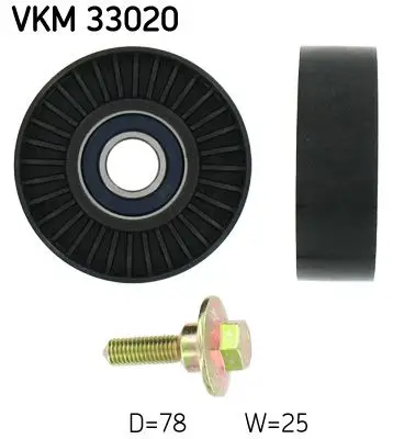 V Kayış Gergi Rulmanı (Peugeot 206 / 307 / 407 / 406 2.0 S16 Ew10j4 1.8 16V Xu7jp4)