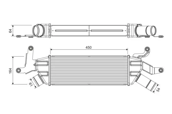 Turbo Radyatörü Peugeot 4007 Citroen C Crosser