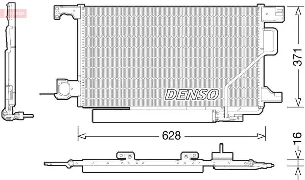 Klima Radyatörü W203 02-07 Cl203 02-08 S203 02-07 C209 02-09 A209 03-10
