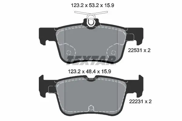 Fren Balatası Ford Mondeo / Focus / Kuga / S-Max 18-Arka