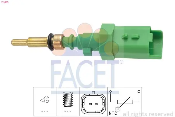 Su Sıcaklık Sensörü C3-C4-C-Elysee-Ds3-Ds4-Jumpy-Berlingo-2008-208-3008-301-308-5008-Partner-Expert