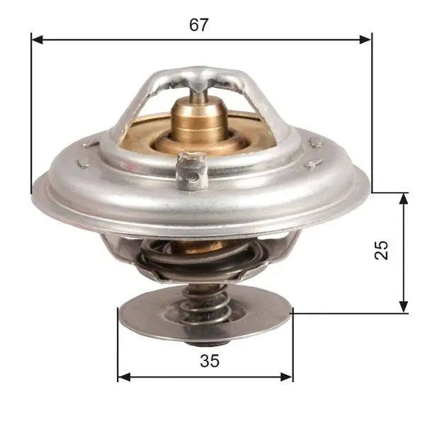 Termostat (Audi: A4 A6 / BMW: 3 Seri E36 5 Seri E39 E34 / VW: Passat 2.8)