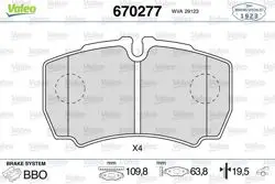 Arka Disk Balata Takımı Transit V347 Jumbo 3,2 TDCI 200Ps 07 > 14 Arka Çift Teker-Iveco Daily III 29 L 14 IV / V 99 >