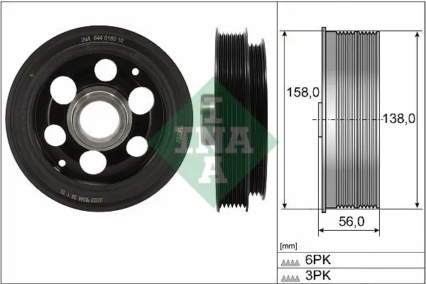 Krank Kasnağı Gk2q 6B319 Ba / Panther Fwd