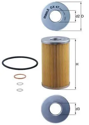 Yağ Filtresi Mercedes W114 68 / 76 W115 68 / 77 W111 67 / 71 C123 77 / 80 S123 78 / 82