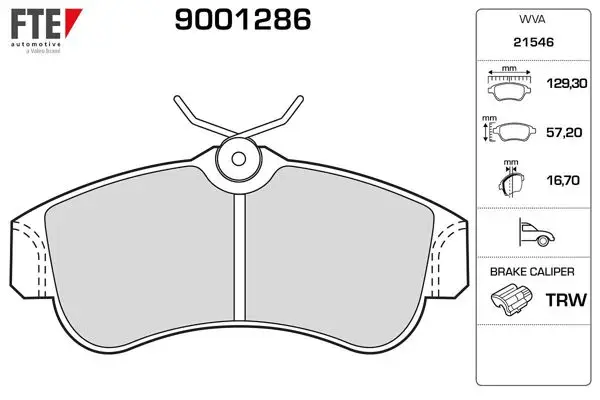 Ön Fren Balatası Oval Tip Nissan Primera 1.6 P11 96-02 Almera II 1.5 00->