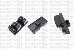 Cam Açma Kapama Ve Emnıyet Kilit Anahtarı Dörtlü (Krom) A4 13 > 15 A5 12 > Q5 13 >