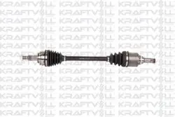 Aks Ön Sol Komple Kangoo III 08-Dıs Freze 27-Ic Freze 26-Uzunluk 675mm 08--