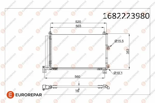 Psa / Erp Klima Radyatörü Ford Ranger (Et,Er,Eq,R_) Mazda B-Serıe (Un) Bt-50 (Cd)